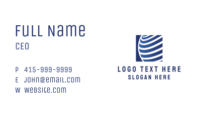 Globe Abstract Business Business Card