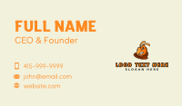 Tough Wasp Mascot Business Card Design