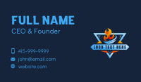 Cool Heating Ventilation Business Card Preview