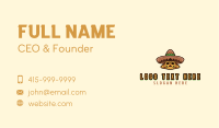 Mexican Nacho Skull Business Card Image Preview