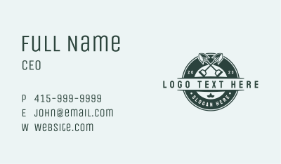 Shovel Landscaping Agriculture Business Card Image Preview