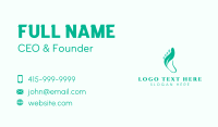 Natural Foot Spa Business Card Design