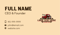 Tow Truck Pickup Business Card Image Preview