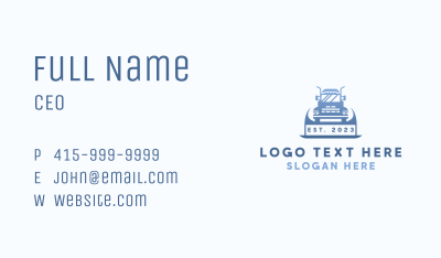Truck Front Delivery Business Card Image Preview