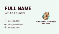 Cute Lovely Puppy Business Card Image Preview
