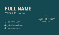 Playful Marker Wordmark Business Card Image Preview