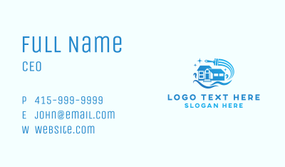 House Cleaning Squeegee Business Card Image Preview