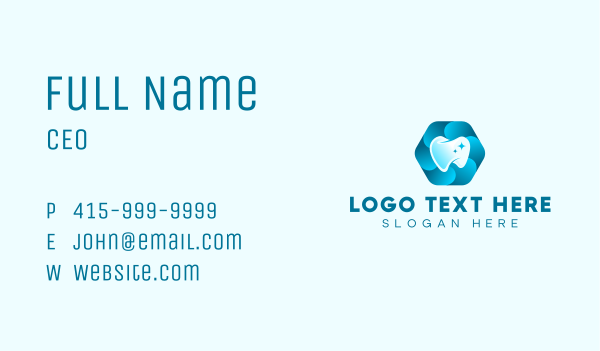 Teeth Dental Dentistry Business Card Design Image Preview