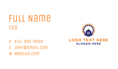 Circle House Rental Business Card Image Preview