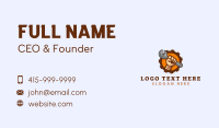 Handyman Wrench Mechanic Business Card Preview