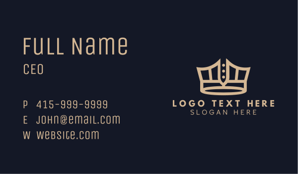 Deluxe Crown Jewel Business Card Design Image Preview