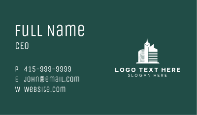 Real Estate Building Business Card Image Preview