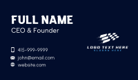 Automotive Race Flag Business Card Preview