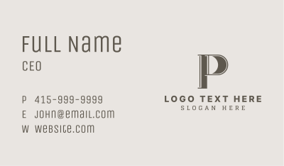 Generic Classic Brand  Business Card Image Preview