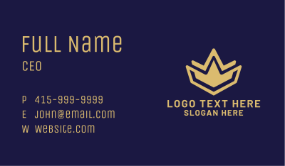 Insurance Crown Business Card