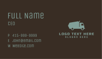 Dump Truck Transportation Business Card Image Preview