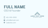 Roofing Contractor Renovation Business Card Design