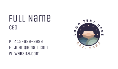 Yacht Cruising Badge Business Card Image Preview