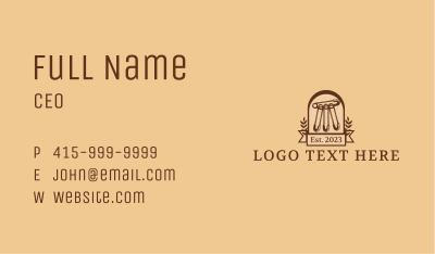 Classic Tailor Safety Pin Business Card Image Preview