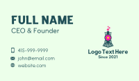 Flower Train  Business Card Image Preview