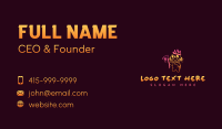 Graffiti Monster Crown Business Card Preview