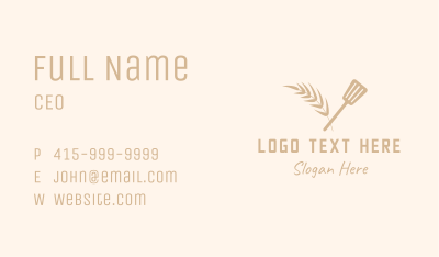 Organic Food Wordmark Business Card Image Preview