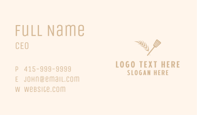 Organic Food Wordmark Business Card Image Preview