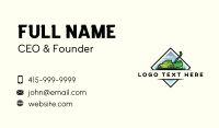 Lawn Care Gardener Business Card Design