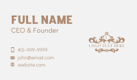 Elegant Floral Boutique Business Card Preview