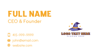 Magical Wizard Hat Business Card Image Preview