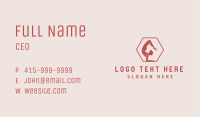 Red Gymnastics Athlete Business Card Image Preview