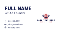 American Hat Patriotic Business Card Image Preview