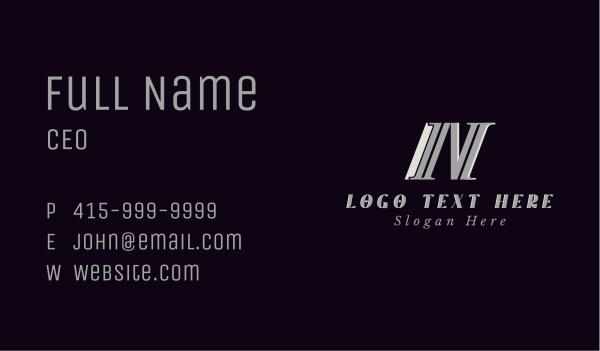 Professional Classic Company Business Card Design Image Preview