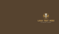 Skull Blade Weapon Business Card Preview