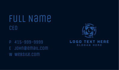 AI Tech Program Business Card Image Preview