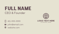 Lawn Care Floral Shovel Business Card Preview