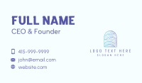 Ocean Wave Arch Business Card Design