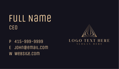 Pyramid Business Triangle Business Card Image Preview