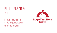 Red Canadian Buffet Business Card Image Preview