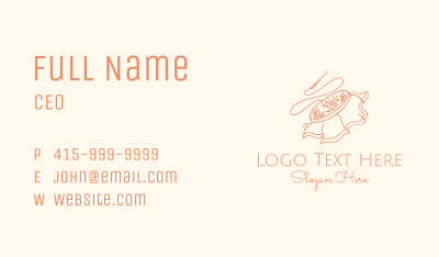 Embroidery Sewing Fabric Business Card