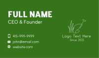 Landscape Shovel Grass Business Card Image Preview