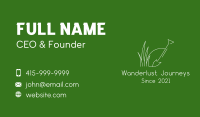 Landscape Shovel Grass Business Card Image Preview