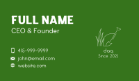 Landscape Shovel Grass Business Card Image Preview