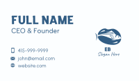 Blue Mackerel Fish Business Card Image Preview