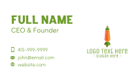 Carrot Feeding Bottle Business Card Image Preview