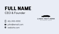 Black Limo Vehicle Business Card Image Preview