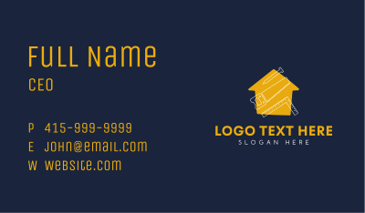 Home Carpentry Tools Business Card Image Preview