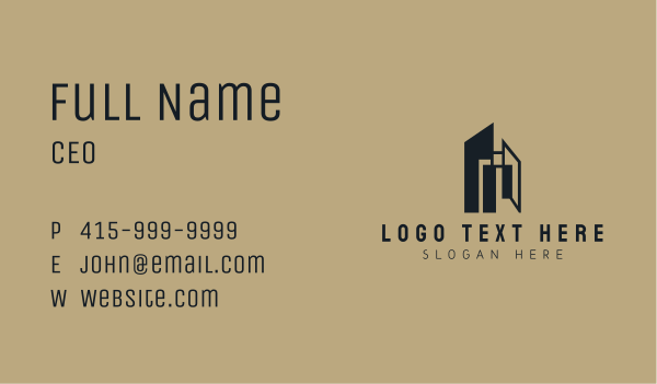 City Real Estate Business Card Design Image Preview