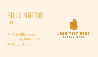 Crown Fox Mascot Business Card Image Preview