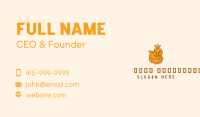 Crown Fox Mascot Business Card Image Preview